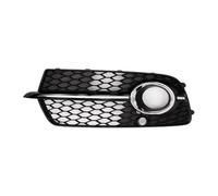 AJOHBM para Q5 para S-Line SQ5 2013 2014 2015 2016 2017 Cubierta Rejilla De Luz Antiniebla para Parachoques Delantero Automóvil Rejilla De Luz Antiniebla(1pcs Left Silver)