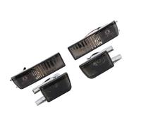 AJOHBM Parachoques Delantero Ahumado Luz Antiniebla Lámpara De Señal De Giro Accesorios Para VW Para Golf 3 1992-1997