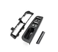 AJOHBM Tirador De Puerta De Fibra De Carbono Para VW Para Bora Para Golf 4 MK4 Para Jetta 1999-2004 Interior Delantero Trasero Izquierdo Derecho LHD(LHD 3PCS)