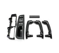 AJOHBM Tirador De Puerta Interior De Fibra De Carbono Para VW Para Bora Para Golf 4 MK4 Y Para Jetta 1999-2004(LHD 9PCS)
