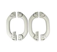 AJOHBM Tirador De Techo Para Interior De Coche Para VW Para Golf 4 GTI R32 Para Polo 9N Para Jetta MK4 Para Bora A4 6N0857607L, 6N0857607K(2pc Gray Rear Front)