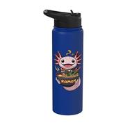 Ajolote con sopa asiática de fideos ramen Stainless Steel Insulated Water Bottle