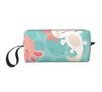 Ajolote Lindo bebé Kawaii, Bolsa de Maquillaje Bolsa de cosméticos Bolsa de artículos de tocador de Viaje portátil Bolsa de Maquillaje