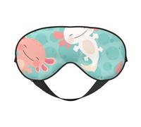 Ajolote lindo bebé kawaii, Cubreojos completos Antifaz bloqueador de luz Antifaz para dormir Antifaz suave con los ojos vendados Noche