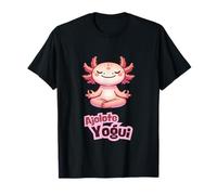 Ajolote Yoga Meditando Feliz - Diseño Kawaii Divertido Yogui Camiseta