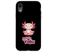 Ajolote Yoga Meditando Feliz - Diseño Kawaii Divertido Yogui Carcasa para iPhone XR