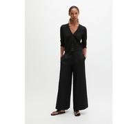 Ajour cardigan regular Black L
