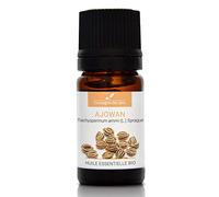 AJOWAN - 5 mL - Aceite Esencial Orgánico de Calidad Superior - 100% Puro, Natural, Quimiotipado y Certificado Cosmos