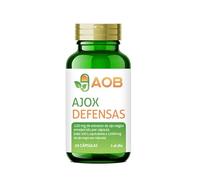 AJOX DEFENSAS | Ajo Negro Envejecido | 20 Cápsulas | Extracto Natural Concentrado | Alta Concentración | Sin olor | Ayuda Defensas, Contribuye Buena Circulación | Vegano, Orgánico | Allium Sativum