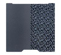 AJOYIB Placa de impresión PEO+PET de 335 x 346,5 mm para Bambu Lab H2C/A2L, patrón de diamante y fibra de carbono de doble cara, cama de impresión magnética flexible de acero para muelles