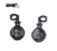 AJQBRMB Faro Delantero Lámpara Led Auxiliar Para Conducción Focos Para Faros Delanteros Moto Interruptor Con Cable 100W Luces Led Doble Color Para Motocicleta Luces Antiniebla Proyector Moto
