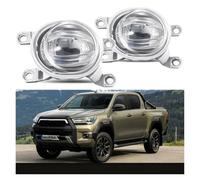 AJQBRMB Faro Delantero Luz LED Antiniebla Delantera Coche Luz Diurna Para Toyota Para Hilux Para Revo Para Rocco SR5 GR Sport GR 4X4 2020-2025 Faro Antiniebla(Blanco,Only Fog Light)