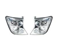 AJQBRMB Faro Delantero Para Nissan Para Patrol Y61 2001 2002 2003 2004 Faro Parachoques Delantero Indicador Lateral Esquina Luz Señal Giro Lámpara Sin Bombilla Faro Antiniebla(White 1pair)