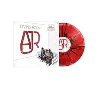AJR - Living Room Red with Black & White Splatter Vinyl LP, AJR