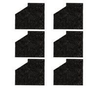AJTUTUS 6 cartuchos de filtro de acuario para impurezas y olores en tanques de peces, purificaciones de agua, carbón activo, repuesto