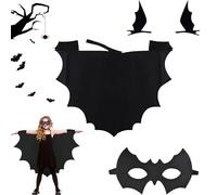 Ajuanbazha Disfraz de Murciélago para Niños, Halloween y Carnaval, Vampiro Cosplay (140)