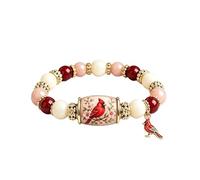 AJUNJIIL 2026, The New Hummingbird And Turtle Lucky Pendant Bracelet, Inspired By Nature, Symbolizes Longevity, Peace And Harmony, And Is A Meaningful Gift For Women, Mothers And Friends.(Cardinal A)