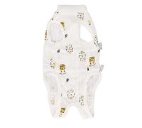 AJUNJIIL Cat Recovery Suit Cotton Breathable Recovery Suit Body Wrap Body Wrap for Dogs Kittens Little Animals (Metro)