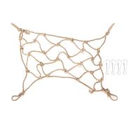 AJUNJIIL Neta de Escalada para Animales pequeños, Escalera de Cuerda de cáñamo para pájaros y Loros, Juguete de Escalada Duradero para hámsters y periquitos, Actividad de (61 Teclas (102 x 15 x 44 cm