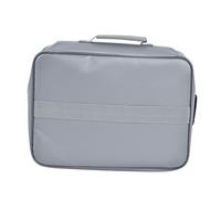 AJUNJIIL Organizador de la Bolsa de documento Firecoof Organizador de la Caja de Almacenamiento de Gran Capacidad Bloqueo para Documentos de Objetos de Valor (Argent)