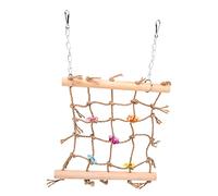 AJUNJIIL Parrot Chewing Net, para decoración de Color acrílico, Juguete de trepadora, Red de rastreo, Equilibrio de Entrenamiento, diseño Duradero, enriquecimiento de Aves,