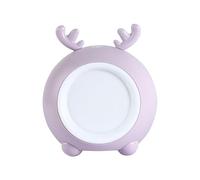 AJUNJIIL Three-gear Dimming Nightlight Dormitory Bedside Lamp Touch Night Light Deer-shaped Table Lamp Rabbit-shaped Room Decoration Color Adjustable USB Charging Room(Purple)
