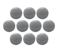 Ajuny Juego de 10 Pomos de Cerámica Blancos y Grises para Puertas de Armarios Cajones y Muebles para Cocina Baño Tocador Armario Tiradores Decorativos de Cerámica Pomo Vintage