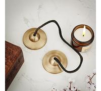 Ajuny Platillos tibetanos Tingsha Campanas Budistas Meditación Yoga Campana Manjira Instrumento Regalos Espirituales