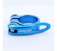 Ajusta rápidamente la altura del asiento de tu bicicleta con esta abrazadera de tija de asiento, se adapta a 31 8/34 9 mm (34.9 mm, azul)