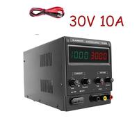 Ajustable 3 0v 10a Fuente de alimentación Digital Corriente Continua Cambio de la Fuente de alimentación del Laboratorio 12 0v 3a 60v 5a Fuentes de alimentación de banca regulador de Voltaje(30V 10A)