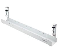 Ajustable Bajo Escritorio Cable Management Bandeja,Blanco - CALW-DESK-CABLE-TRAY