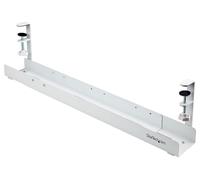Ajustable Bajo Escritorio Cable Management Bandeja,Blanco - CALW-DESK-CABLE-TRAY
