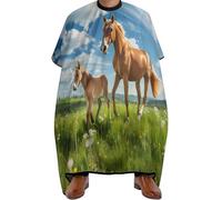 Ajustable Capa de Barbero, Caballo Potro Animal Joven, Barberos Delantal Fácil de limpiar Capa de Peluqueria para Peluquero Salón Cabello