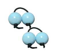 Ajustable Clásico Asalato Percusión Musical de Mano, Kashaka para la Formación Musical, Educación Infantil Aslatuas Rhythmic Ball(2pcs,Azul)