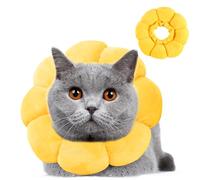 Ajustable Collar de Protección para Gato, Código S, Mascotas Collarines para Gatos después de la cirugía, Suave Recuperación para Mascotas, Suave Collar Isabelino