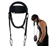 Ajustable Entrenador Cuello, shallyong Cuello Arnés de Cabeza, Entrenamiento de Cuellos, Ajustable Trainer Dip Cinturón, Entrenar Cuellos Gym, Entrenamiento Arnés de Cabeza