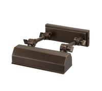 Ajustable Lámpara Cuadros Gambar 2 IN Bronce Pequeño E14 Pared Bildbeleuchtung