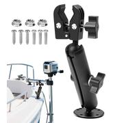 Ajustable motor Clamp, Trolling Stabilizer Bracket Set, 2,44 x 9,44 pulgadas con agarre antideslizante, resistente al agua, rugged Outdoor Utility Design for Fishing Kayak Use