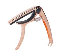 Ajustable móvil de aleación de zinc guitarras Capos Silicona Pad Slider Capos 4 cuerdas 6 cuerdas guitarra eléctrica para afinar