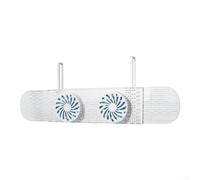 Ajustable para deflector de aire acondicionado anti soplado directo protector de viento para unidades de CA montadas en la pared para diseño de panal de abeja 46,7 cm