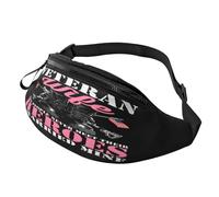 Ajustable Riñonera Esposas Veteranas Heroínas Riñoneras Mujer Moda Bolsos Bandolera para Vajes Actividades Hombre 14X35Cm