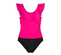Ajustable Traje de Baño Dos Piezas para Niñas Estampado Irregulares Volant Top Bikini Triángulo Bottom Set