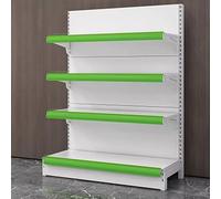 AjustableColdRolledSteelOpenShelfRackUnlimitedExtensionShelvingforMarketsStores&DrugstoresGreen73cm Versátil Durable&AssembleableStorageSolution