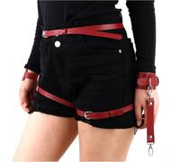 ajustables correas Conjunto Liguero Mujer Esposas de arnés cruzado para parejas, kit versátil para juegos de rol intensos y posiciones creativas