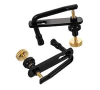 Ajustador de Afinación de Violín 4/4 Negro Dorado, 2 Piezas