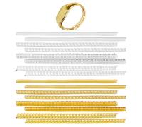 Ajustador De Anillo De 16 Piezas, Cubierta De Anillo De Plástico Transparente, Accesorios De Anillo, Suministros De Ajuste Del Tamaño Del Anillo.