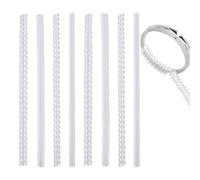 Ajustador de Anillos | 8 Piezas Ajustador De Anillos Transparente De Silicona,Accesorios De Joyería Para Gimnasio Boda Compromiso Fiesta Cumpleaños,Regalo para Cumpleaños