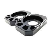 Ajustador de cadena Ajuste para Kawasaki KLX250 S SF d-tracker X 2008-2021 accesorios de motocicleta CNC bloques de eje trasero Ajustador de cadena Tensores de Cadena(Black)