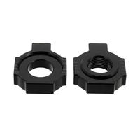 Ajustador de cadena Ajuste para KTM 640 LC4 Ajuste para Enduro Adventure R Ajuste para Supermoto 450 525 560 Deslizador de Ajustador de Cadena Ajustador del Cadena(Black)
