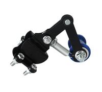 Ajustador de cadena de motocicleta con ruedas guía Rodillo tensor de cadena de polea 50cc 500cc Compatible con piezas de motocicletas automotrices ATV Motocross Dirt Bike(Black)